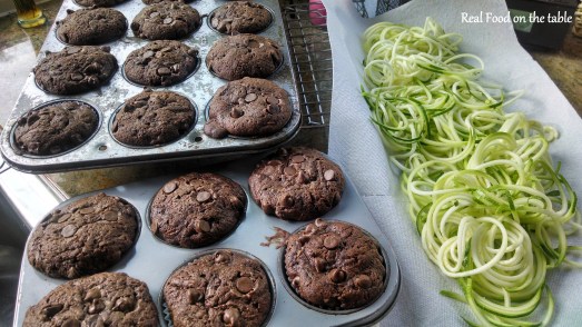 Chocolate Zucchini Cupcakes